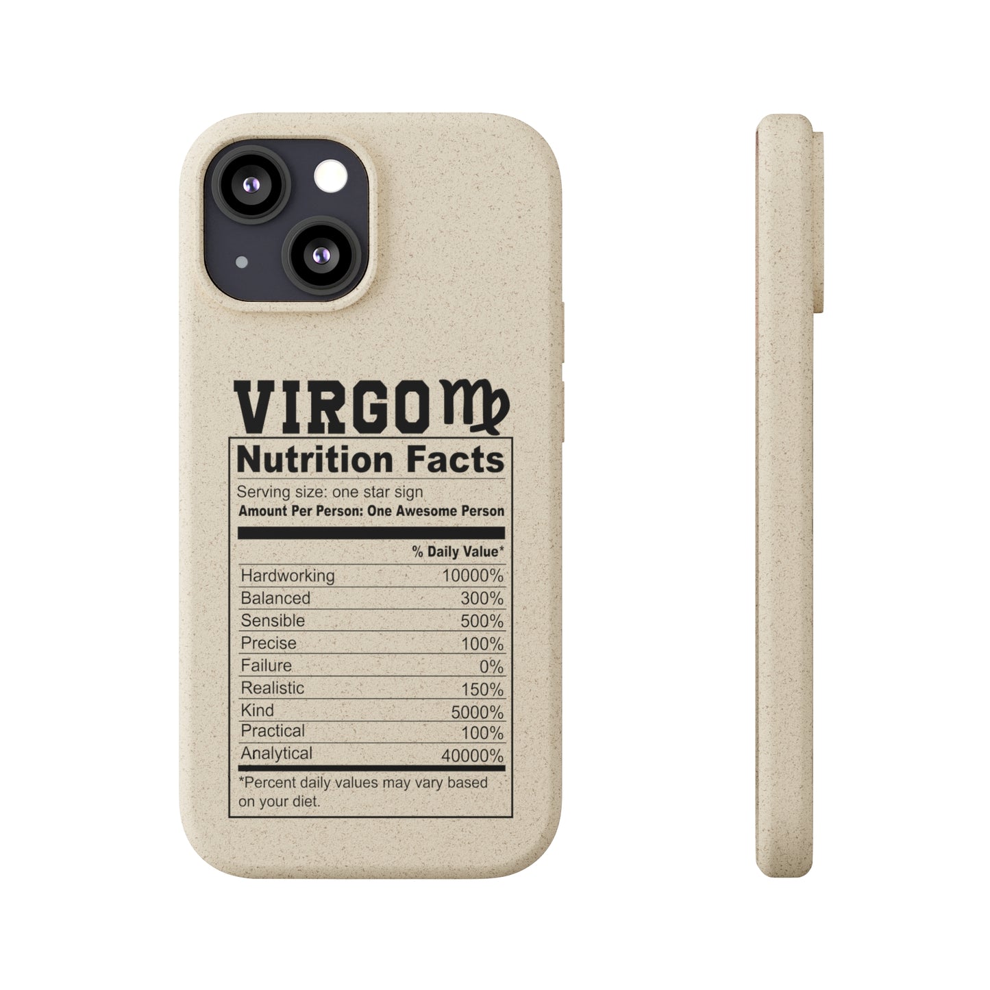 Virgo Ingredients Biodegradable Phone Case