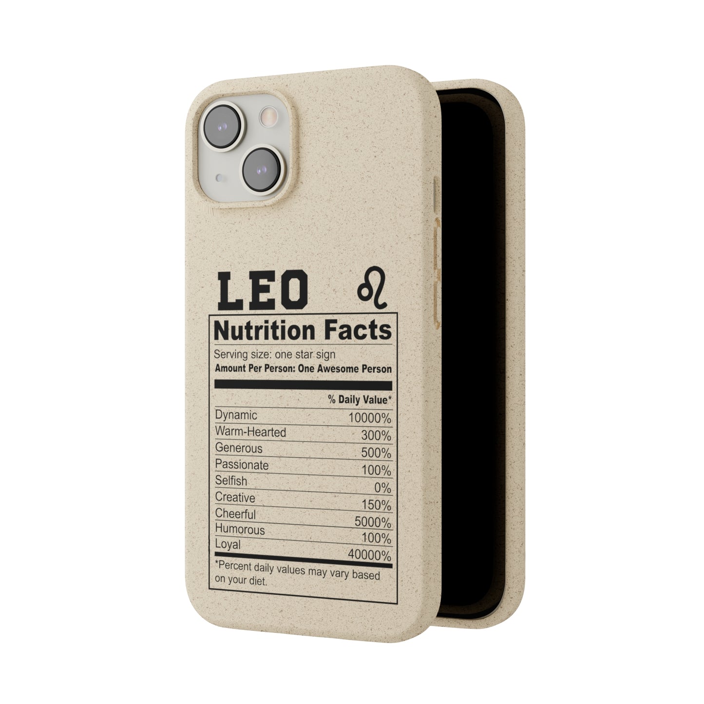 Zodiac Ingredients Biodegradable Phone Case