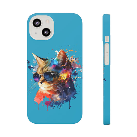 Lux Slim Cases -  " Cool Cat"