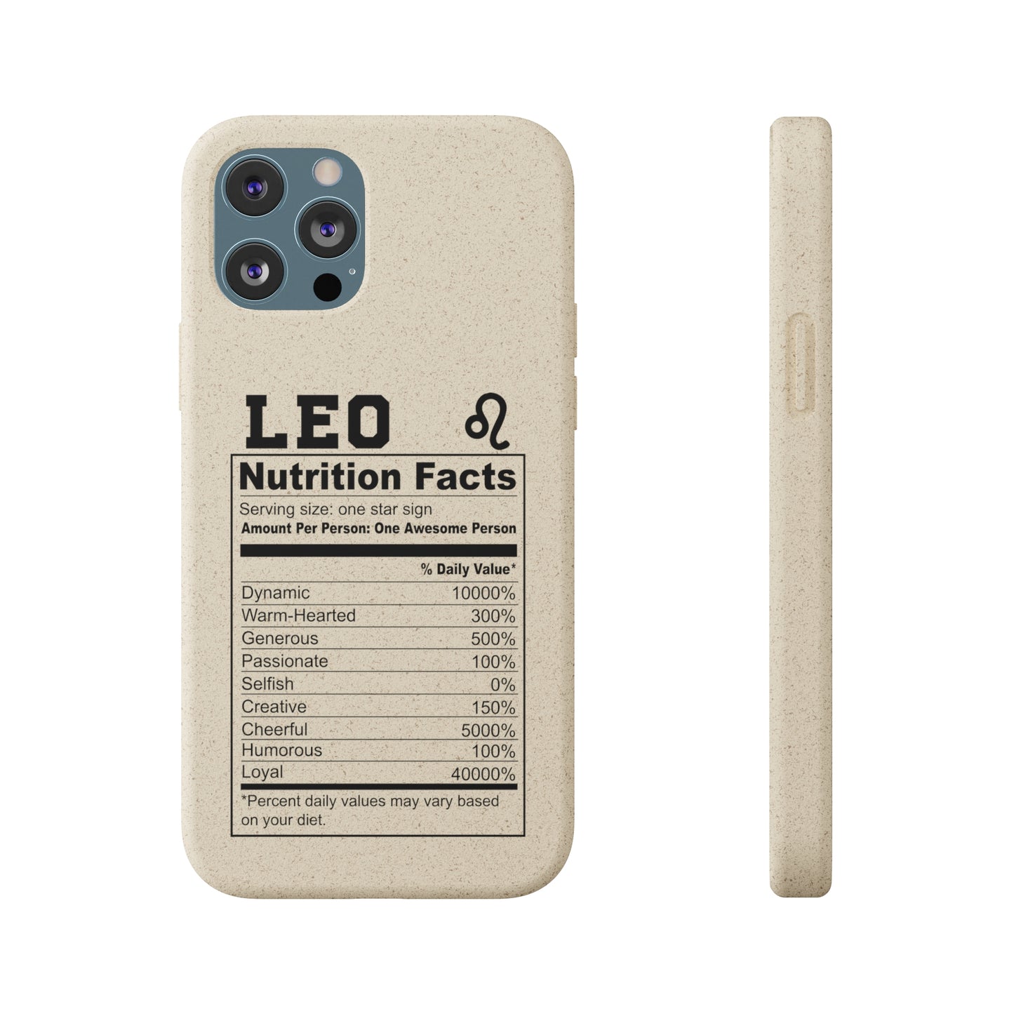 Zodiac Ingredients Biodegradable Phone Case