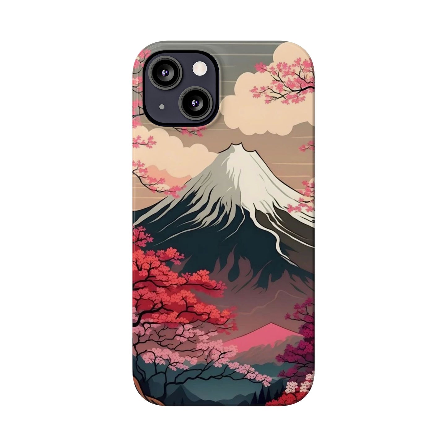 Japan Mountain V2! Slim iPhone Cases