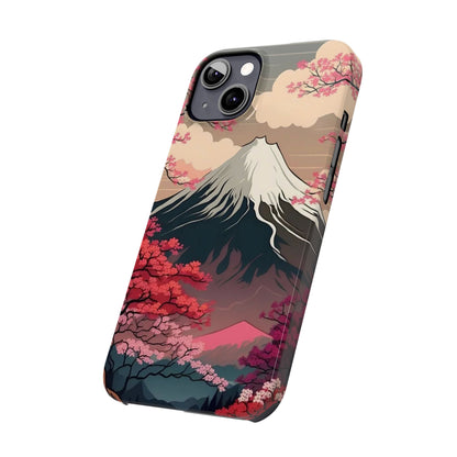 Japan Mountain V2! Slim iPhone Cases