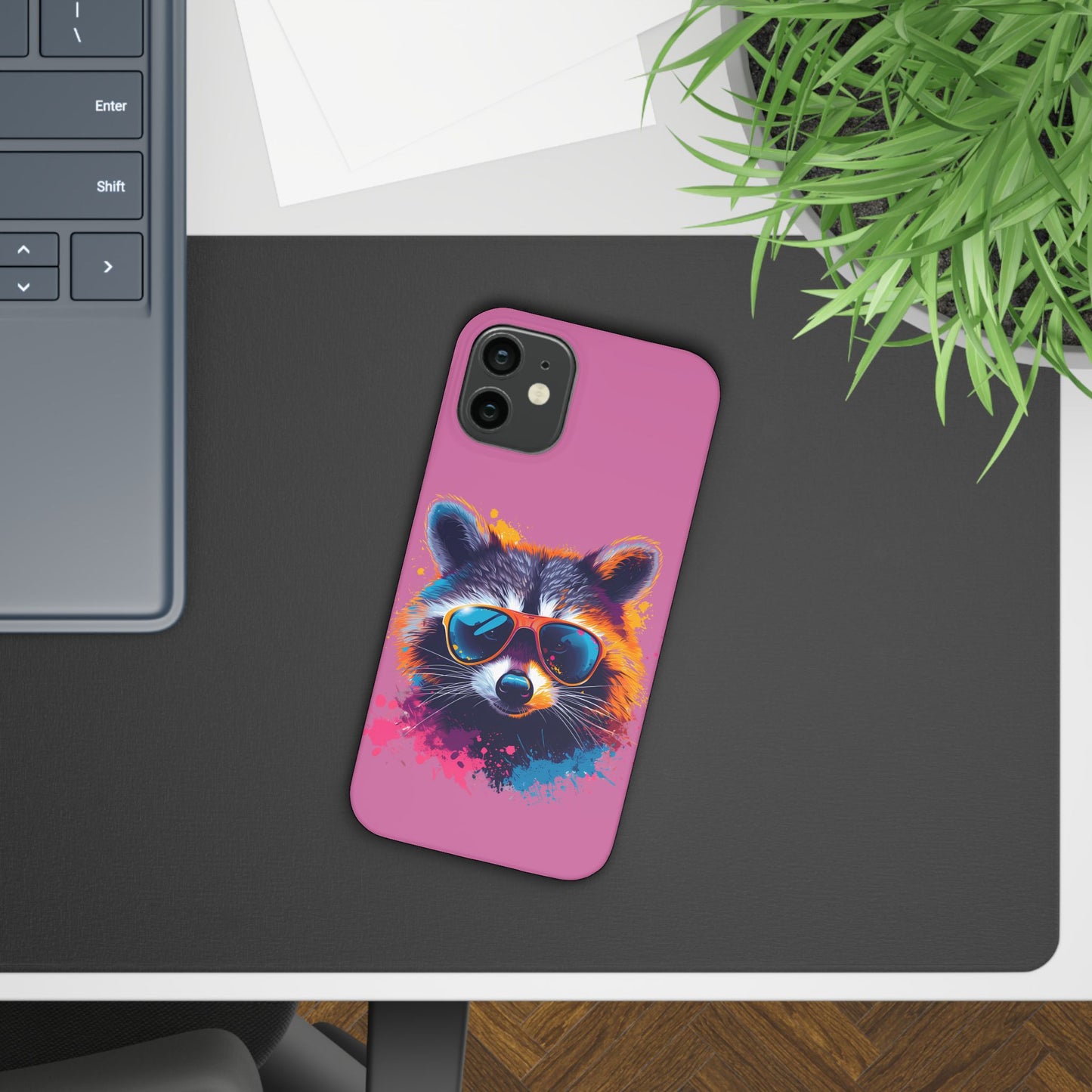 Lux Slim Cases -  " Cool Racoon V2"