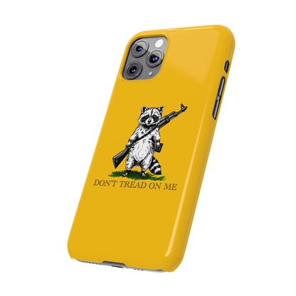 Racoon Freedom Design Slim Phone Case