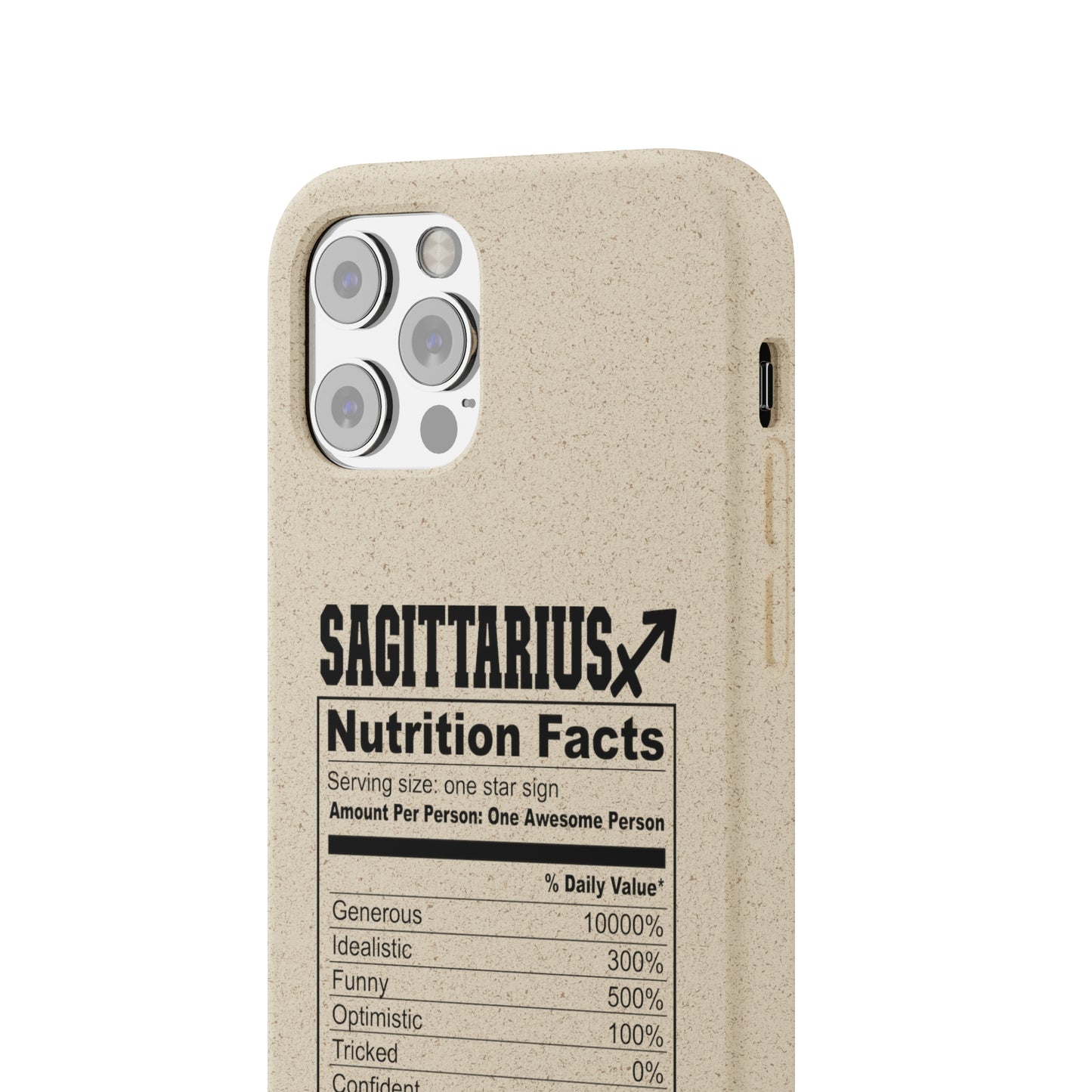 Zodiac Ingredients Biodegradable Phone Case