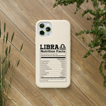 Libra Ingredients Biodegradable Phone Case