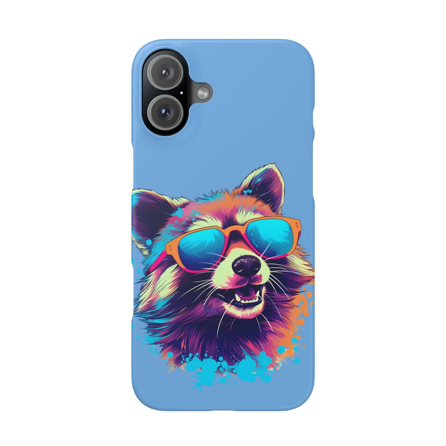 Lux Slim Cases -  " Cool Racoon"