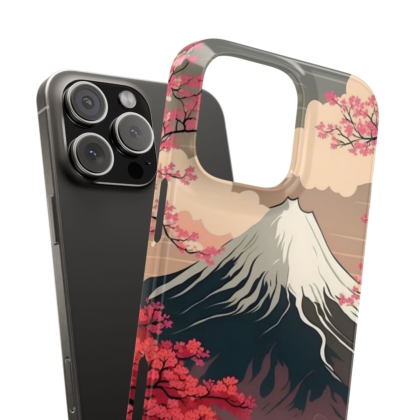 Japan Mountain V2! Slim iPhone Cases