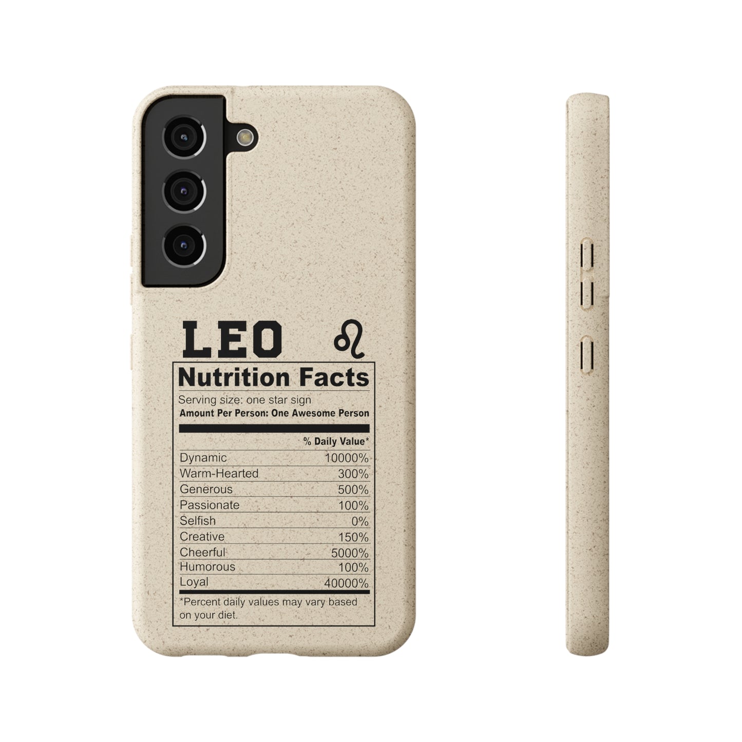 Zodiac Ingredients Biodegradable Phone Case