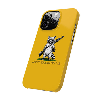 Racoon Freedom Design Slim Phone Case