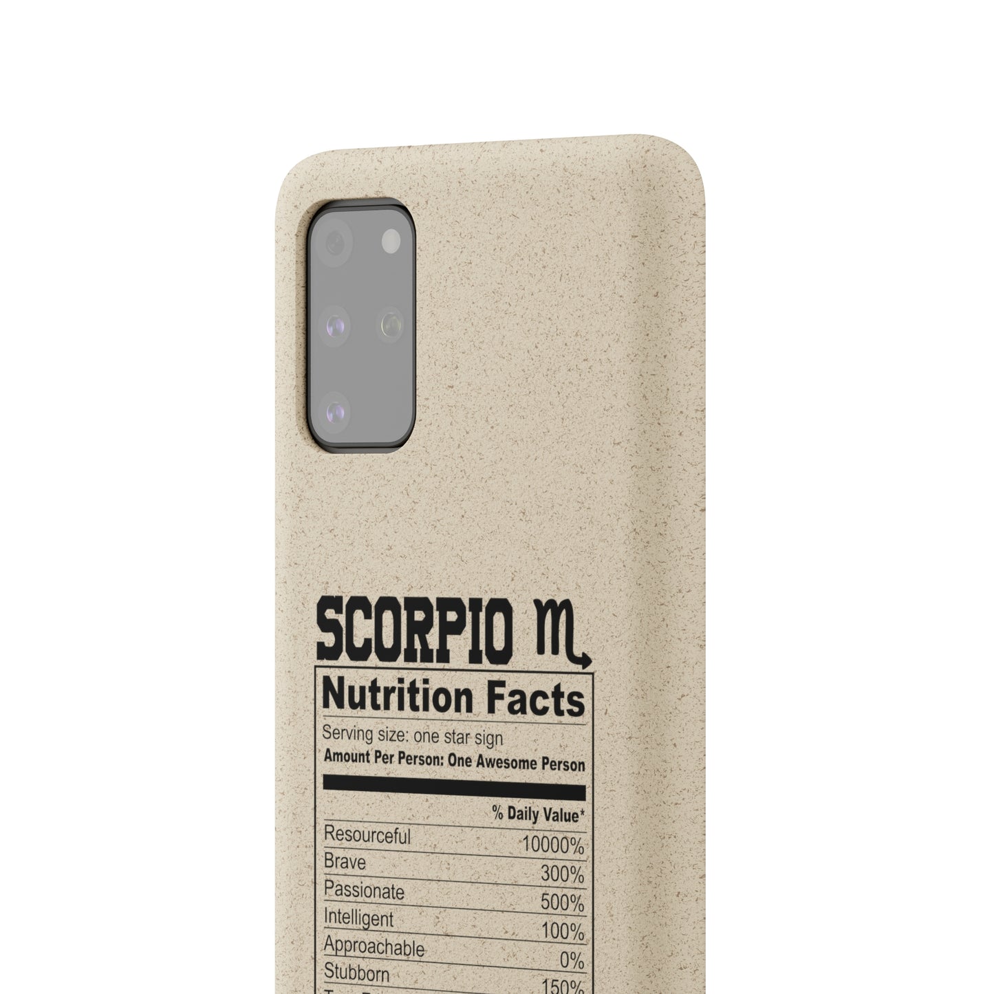 Zodiac Ingredients Biodegradable Phone Case