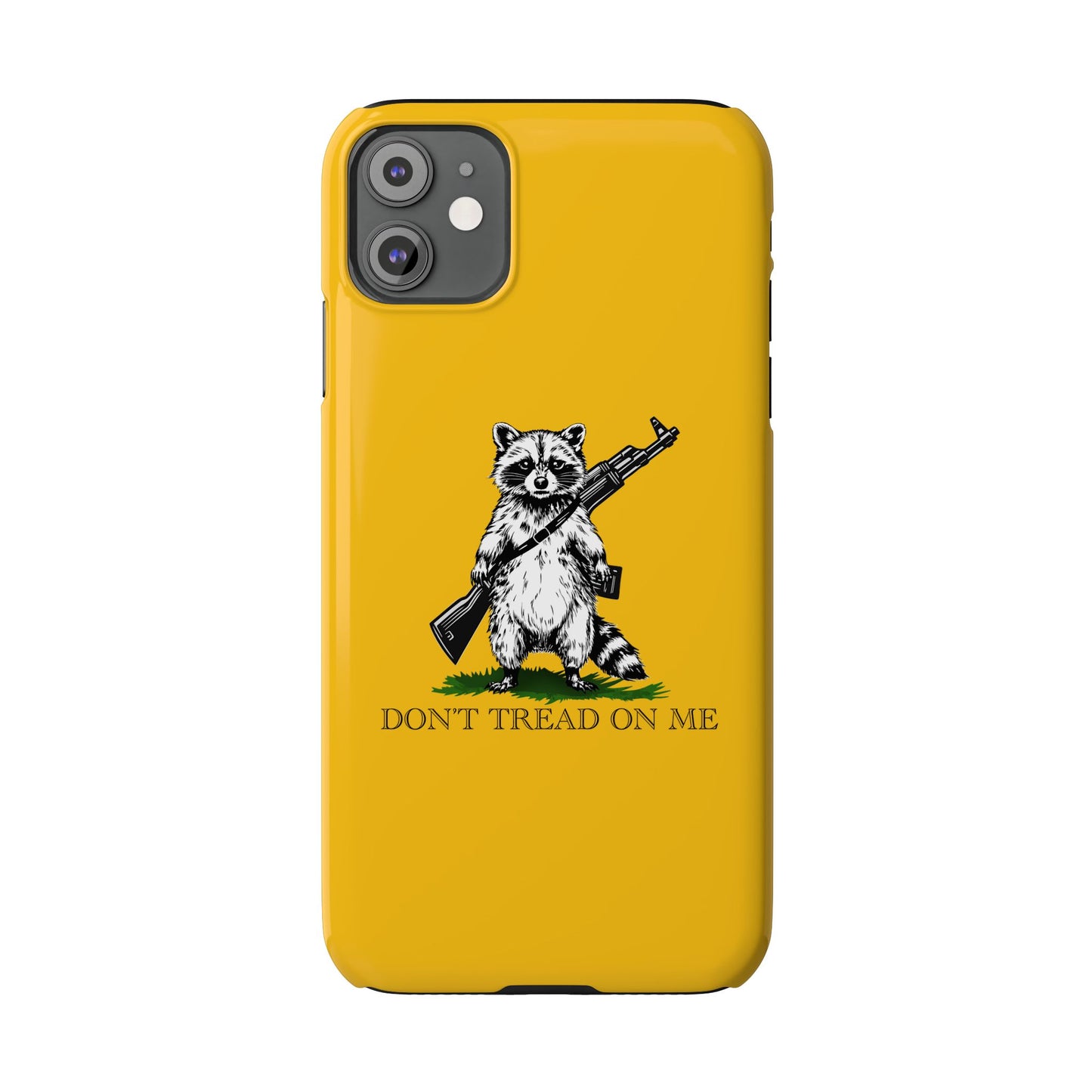 Racoon Freedom Design Slim Phone Case