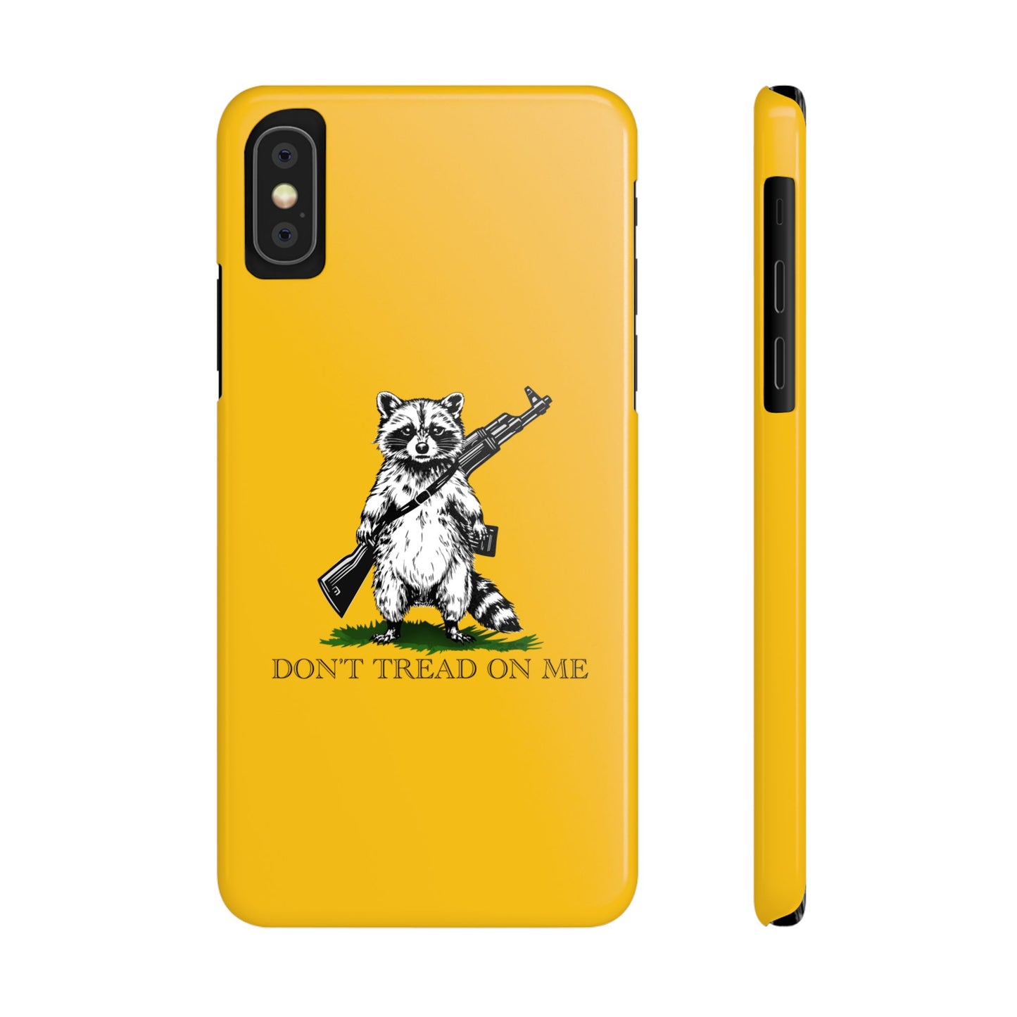 Racoon Freedom Design Slim Phone Case