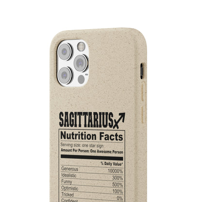 Sagittarius Ingredients Biodegradable Phone Case