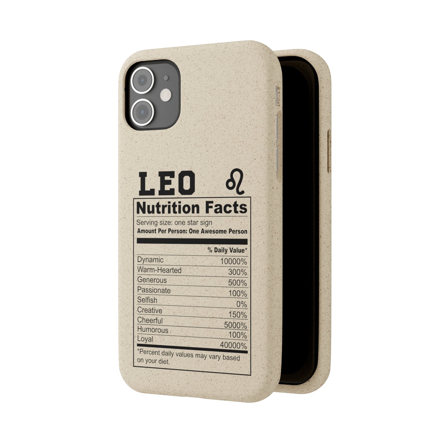 Zodiac Ingredients Biodegradable Phone Case