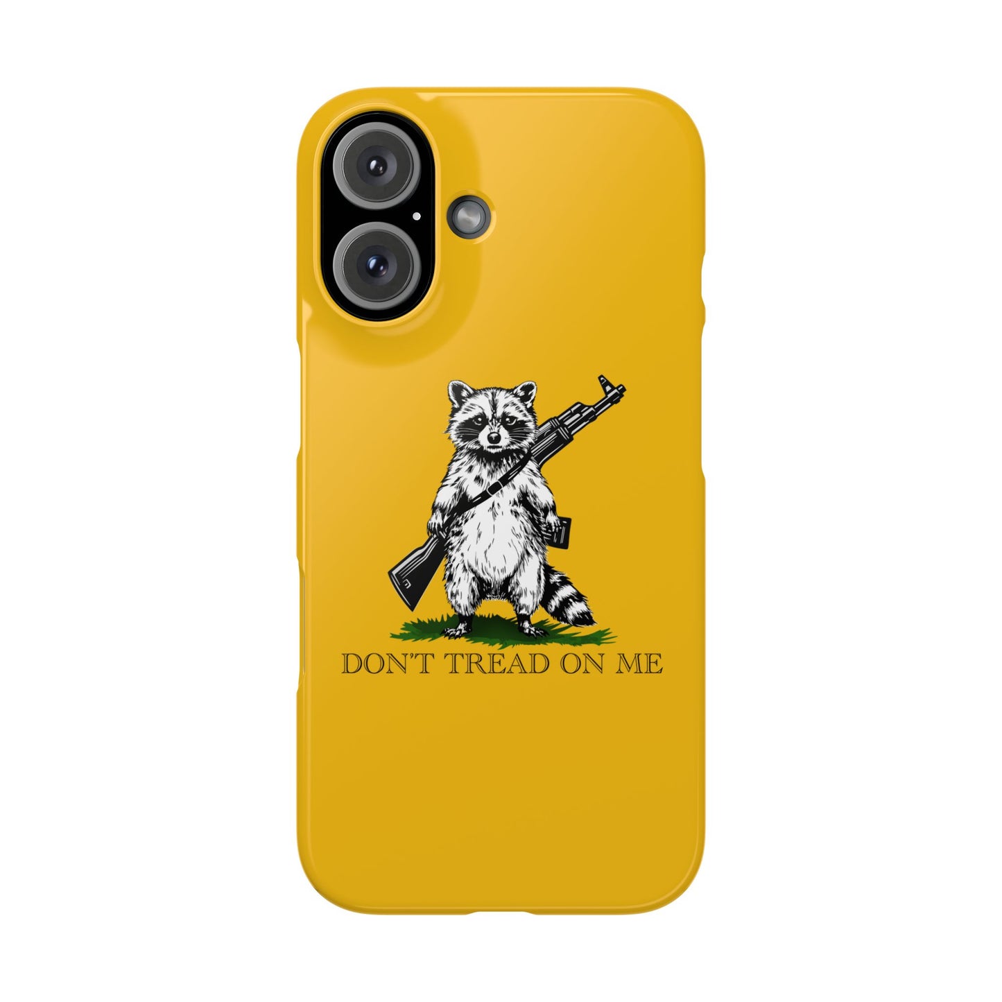 Racoon Freedom Design Slim Phone Case