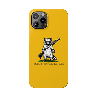 Racoon Freedom Design Slim Phone Case