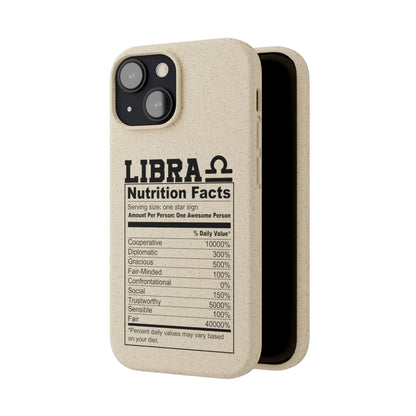 Libra Ingredients Biodegradable Phone Case