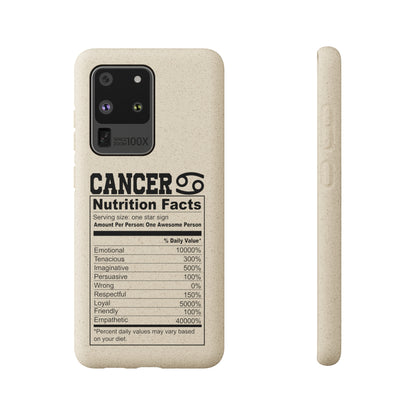 Cancer Ingredients Biodegradable Phone Case