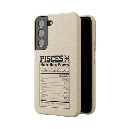 Pisces Ingredients Biodegradable Phone Case