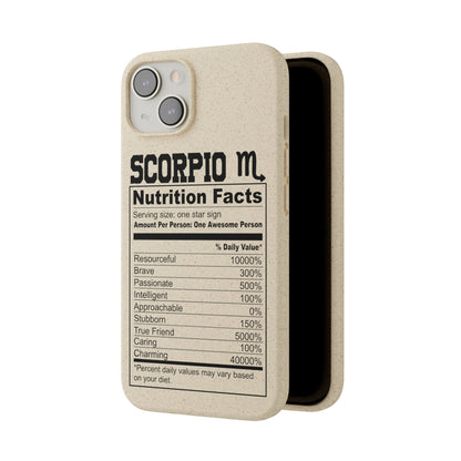 Scorpio Ingredients Biodegradable Phone Case