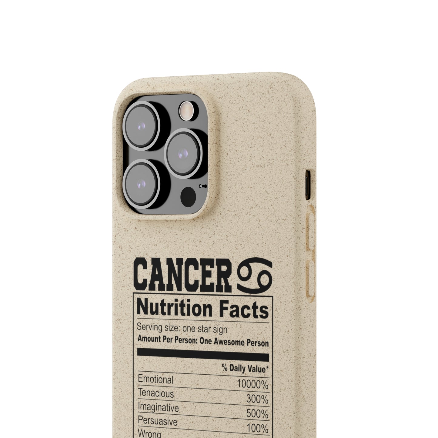 Zodiac Ingredients Biodegradable Phone Case