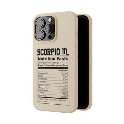 Scorpio Ingredients Biodegradable Phone Case