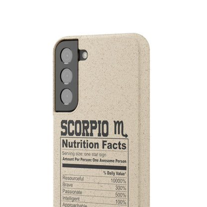 Scorpio Ingredients Biodegradable Phone Case