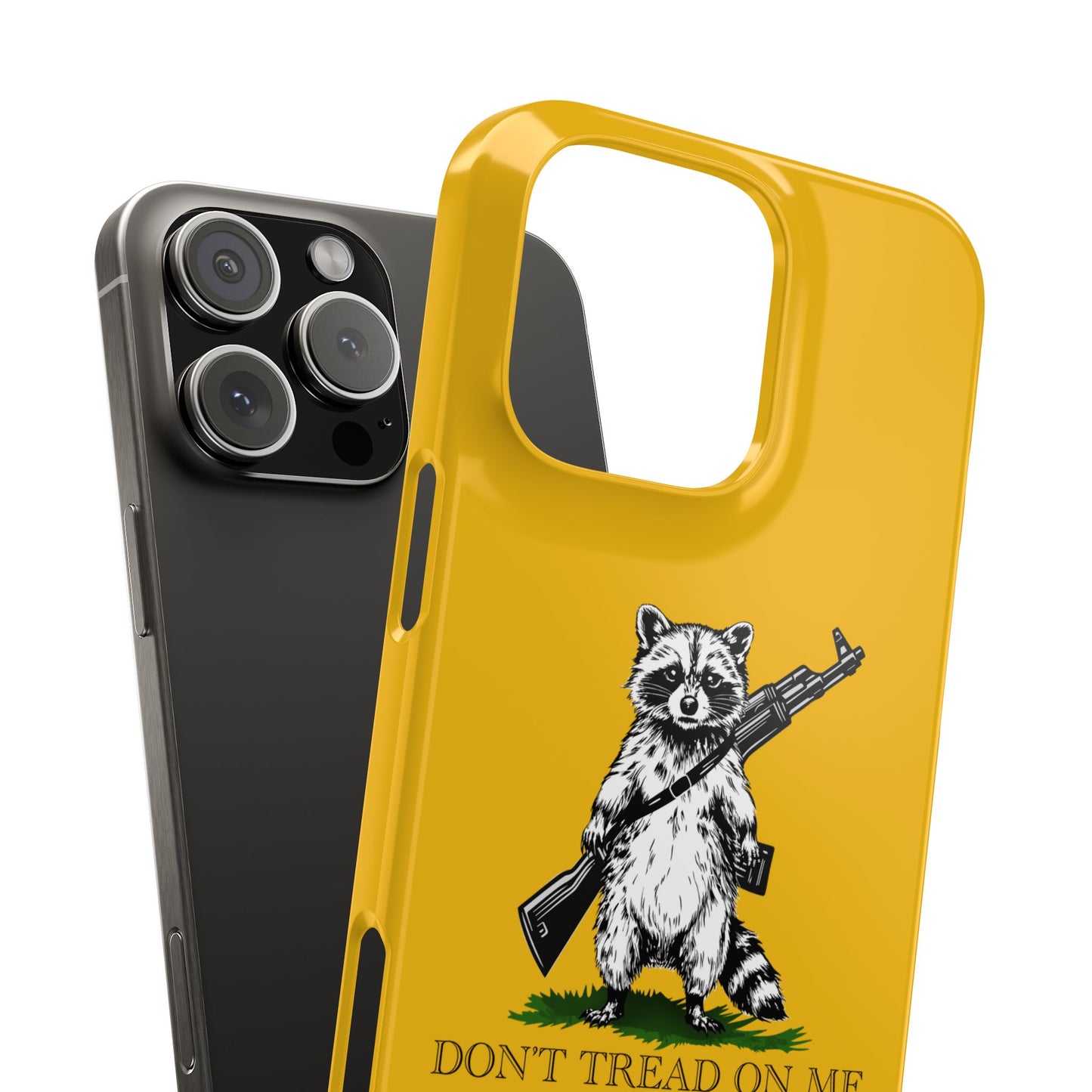 Racoon Freedom Design Slim Phone Case