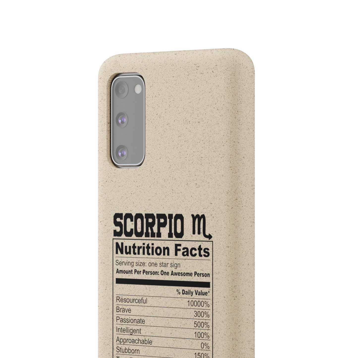 Zodiac Ingredients Biodegradable Phone Case