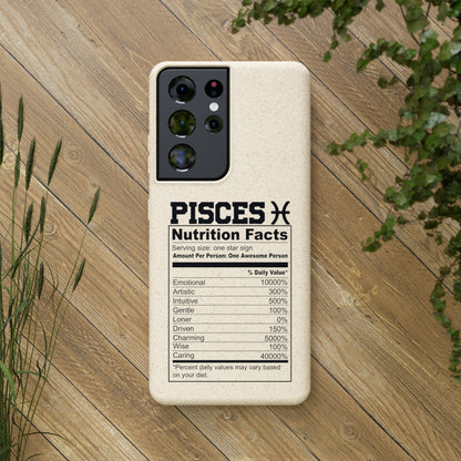 Pisces Ingredients Biodegradable Phone Case