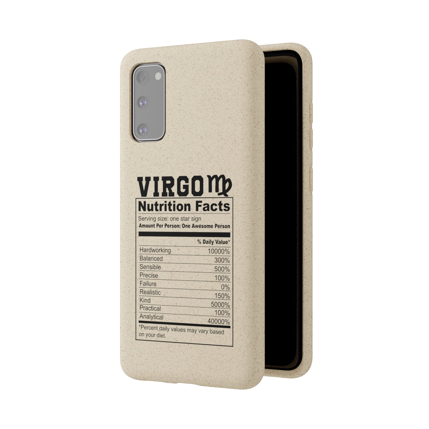 Virgo Ingredients Biodegradable Phone Case