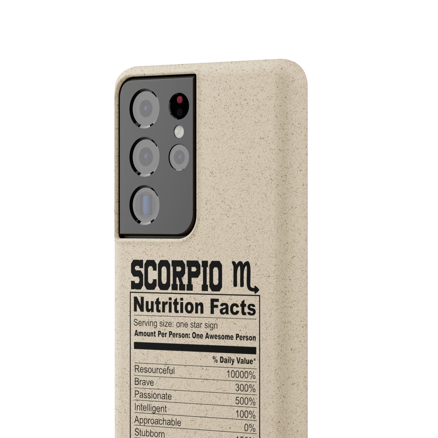 Zodiac Ingredients Biodegradable Phone Case