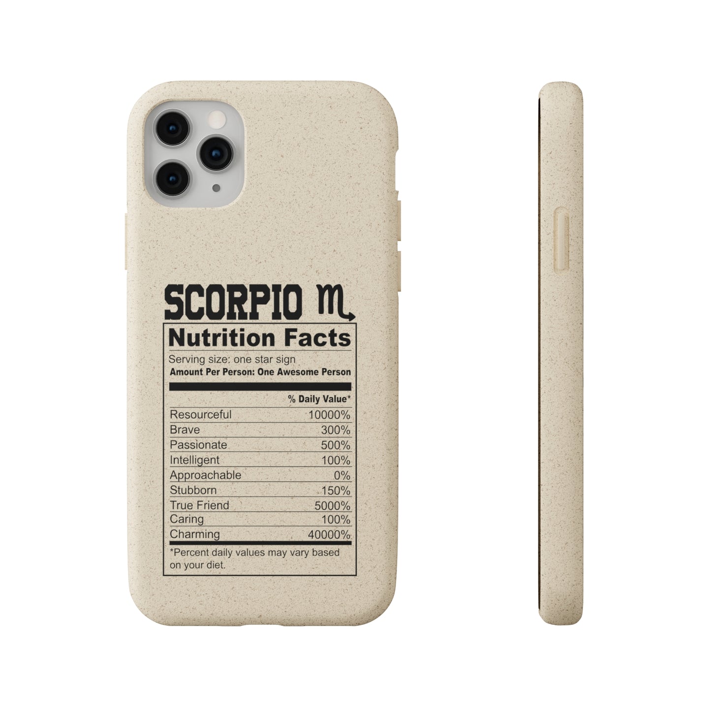 Zodiac Ingredients Biodegradable Phone Case