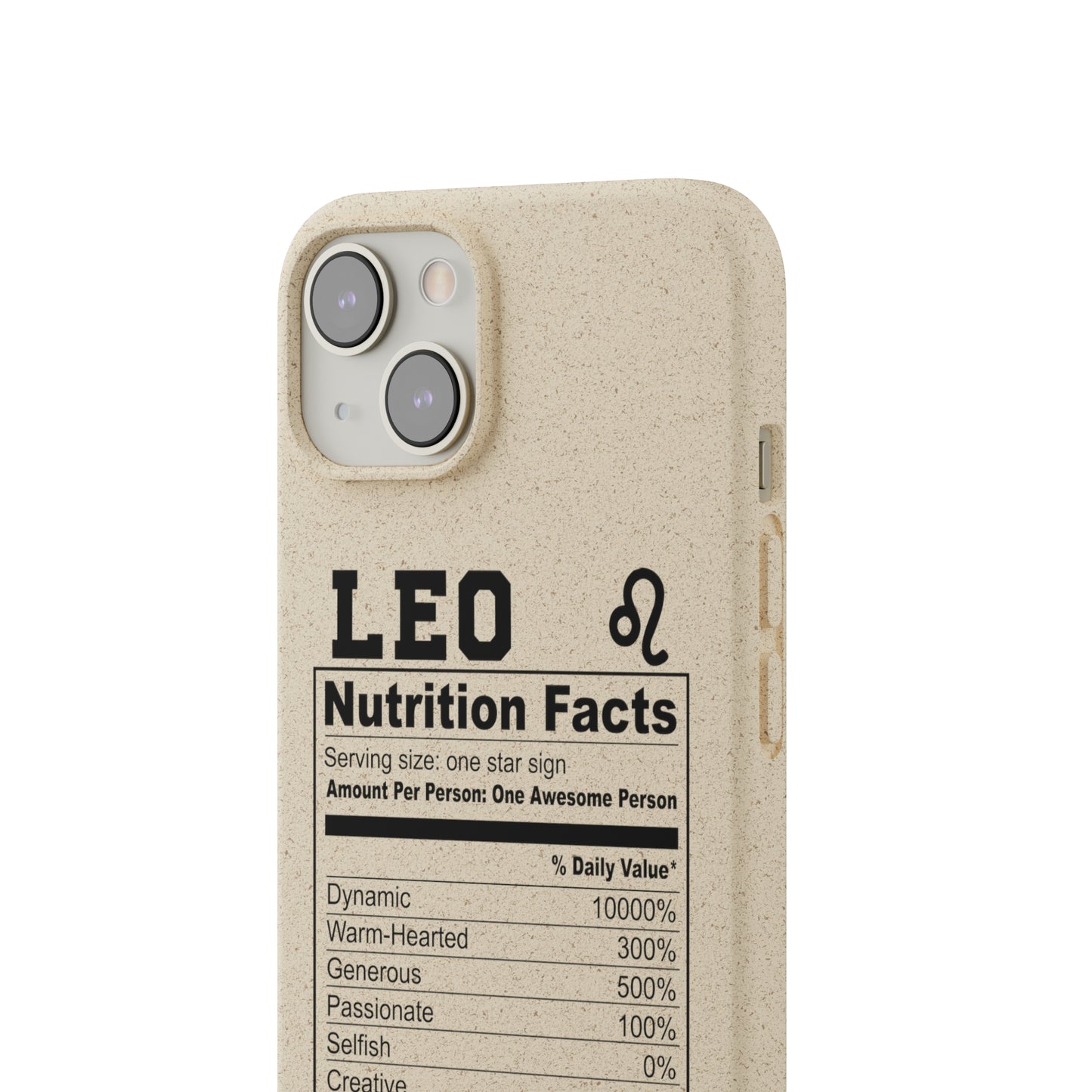 Zodiac Ingredients Biodegradable Phone Case