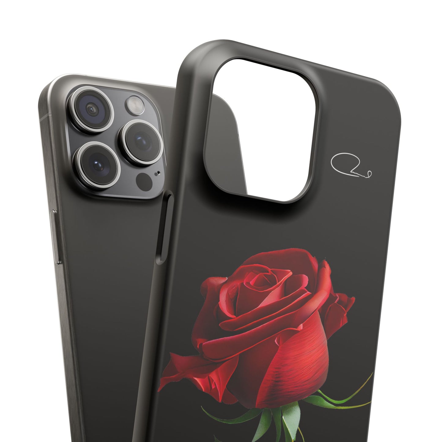 Lux Matte Slim Cases - Titled " Rose "