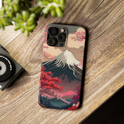 Japan Mountain V2! Slim iPhone Cases