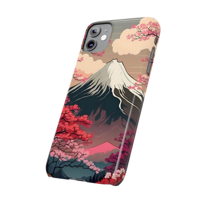 Japan Mountain V2! Slim iPhone Cases