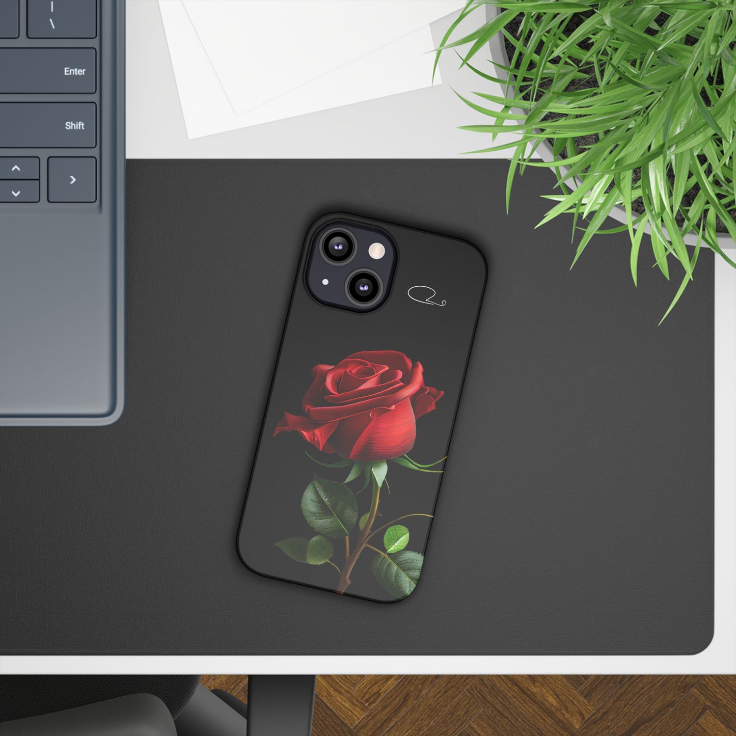 Lux Matte Slim Cases - Titled " Rose "