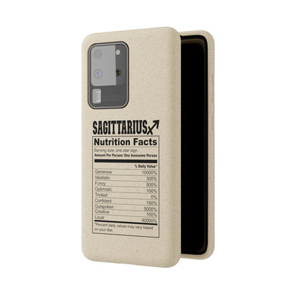 Sagittarius Ingredients Biodegradable Phone Case