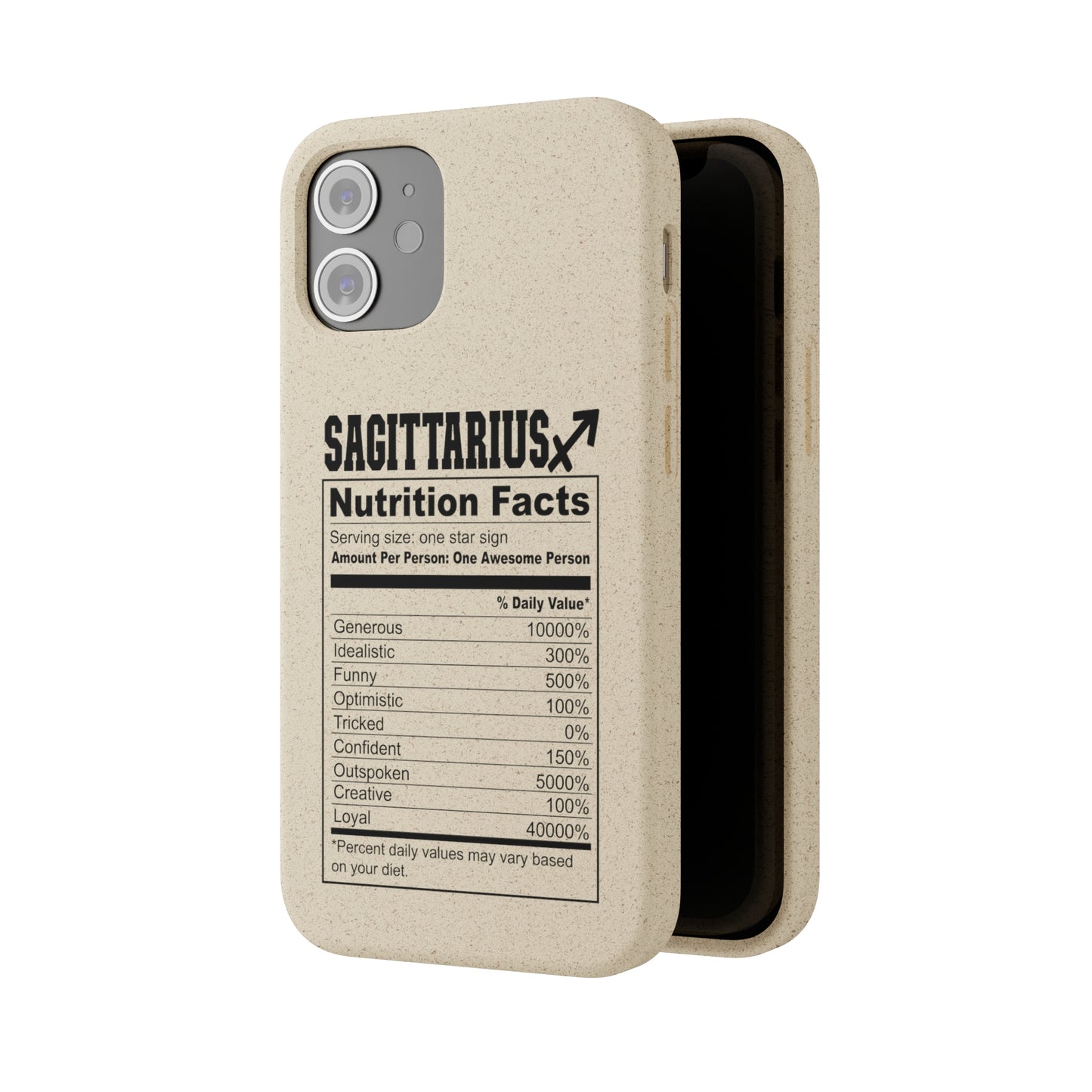 Zodiac Ingredients Biodegradable Phone Case