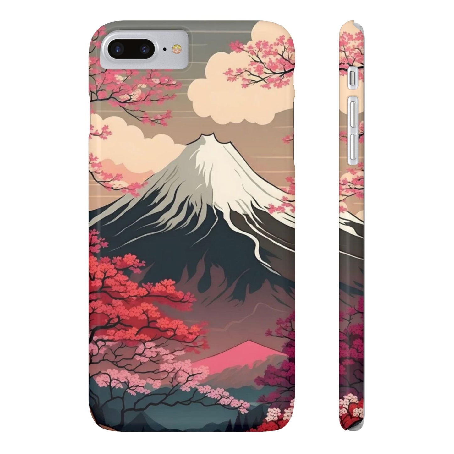 Japan Mountain V2! Slim iPhone Cases