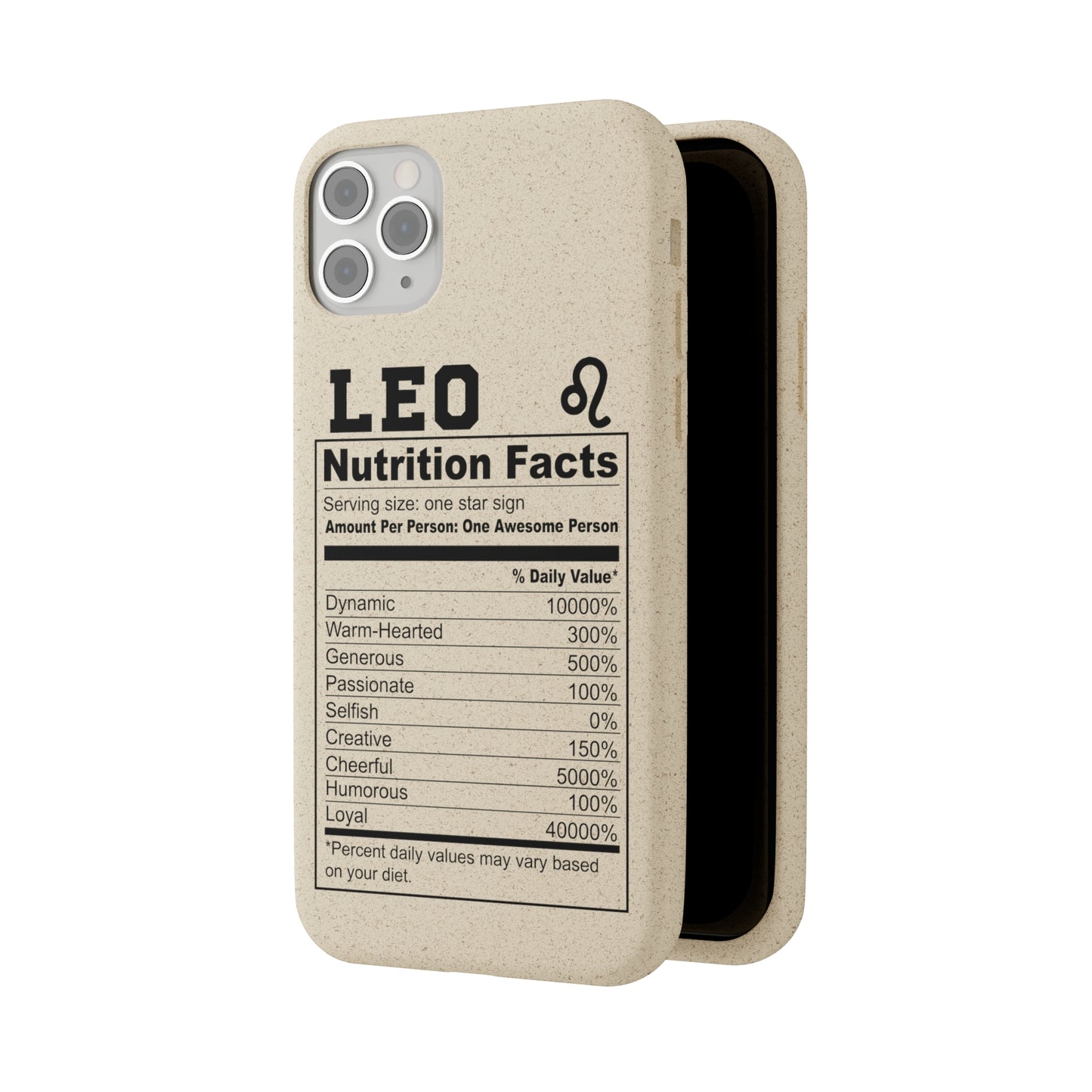 Zodiac Ingredients Biodegradable Phone Case