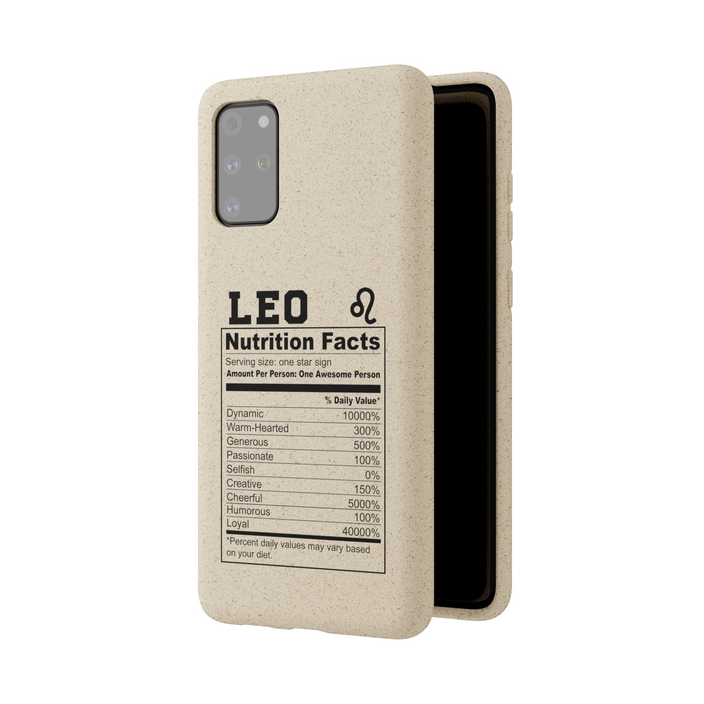 Zodiac Ingredients Biodegradable Phone Case