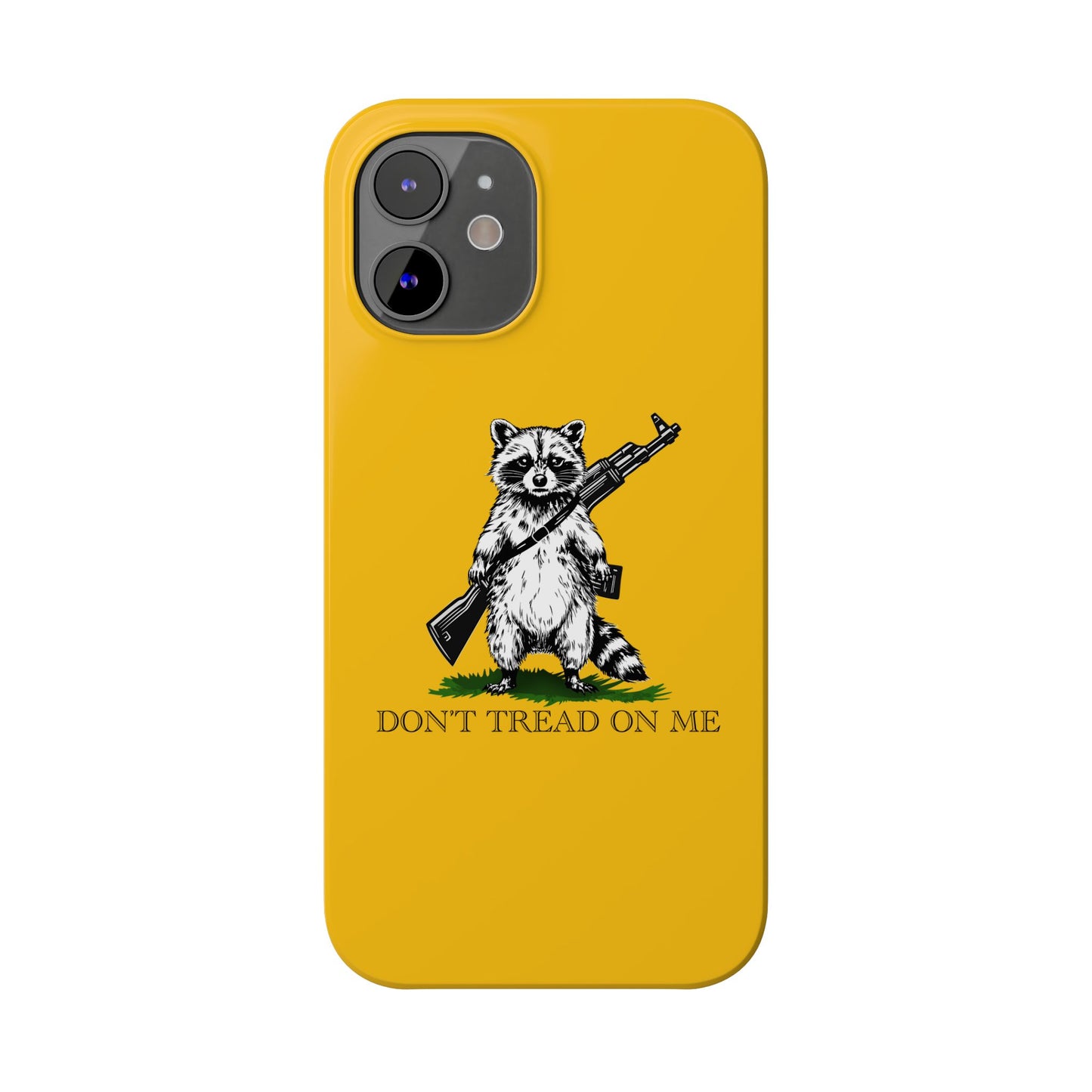 Racoon Freedom Design Slim Phone Case