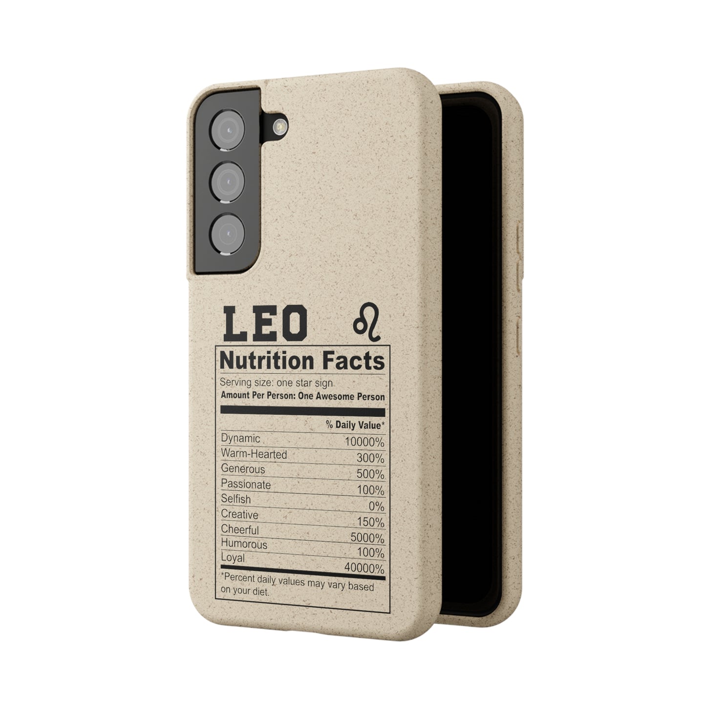 Zodiac Ingredients Biodegradable Phone Case