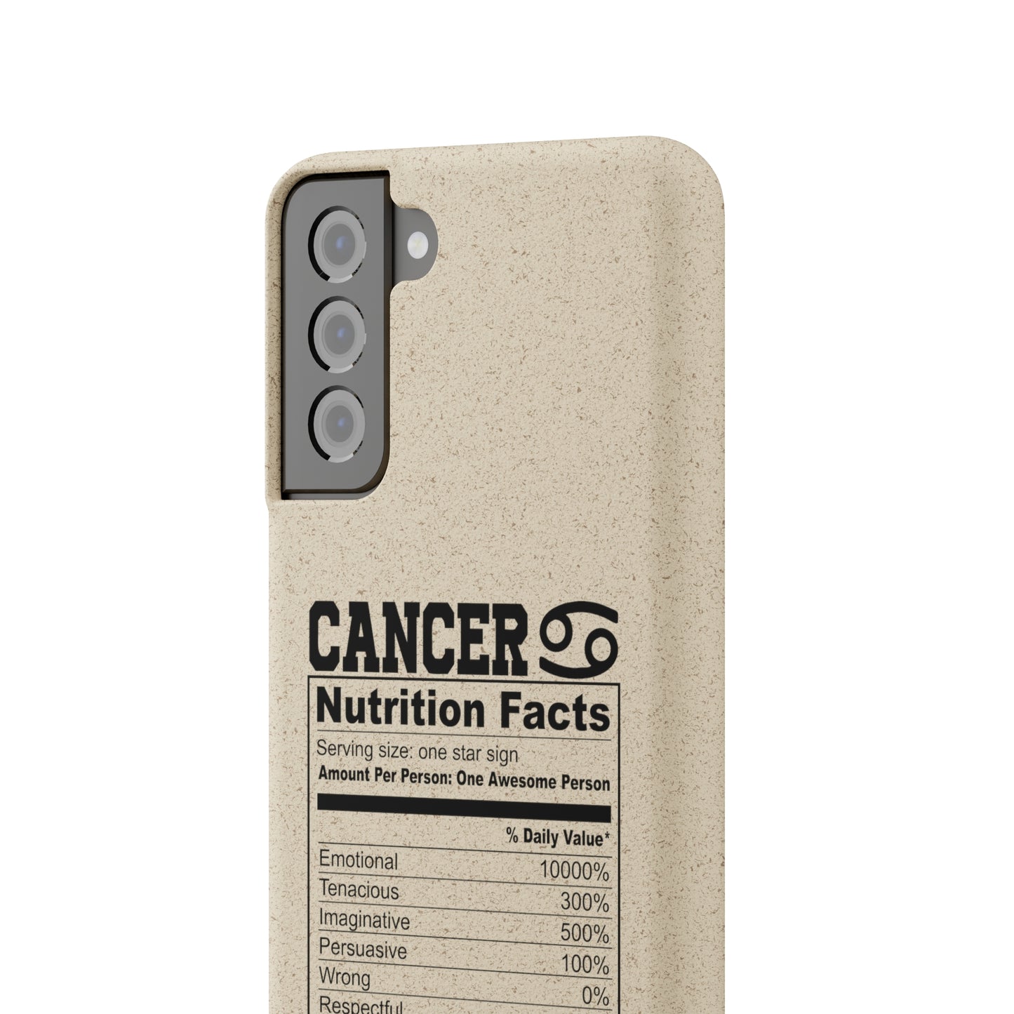 Zodiac Ingredients Biodegradable Phone Case