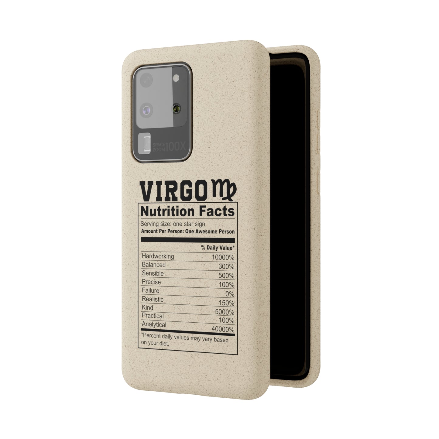 Virgo Ingredients Biodegradable Phone Case