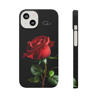 Lux Matte Slim Cases - Titled " Rose "