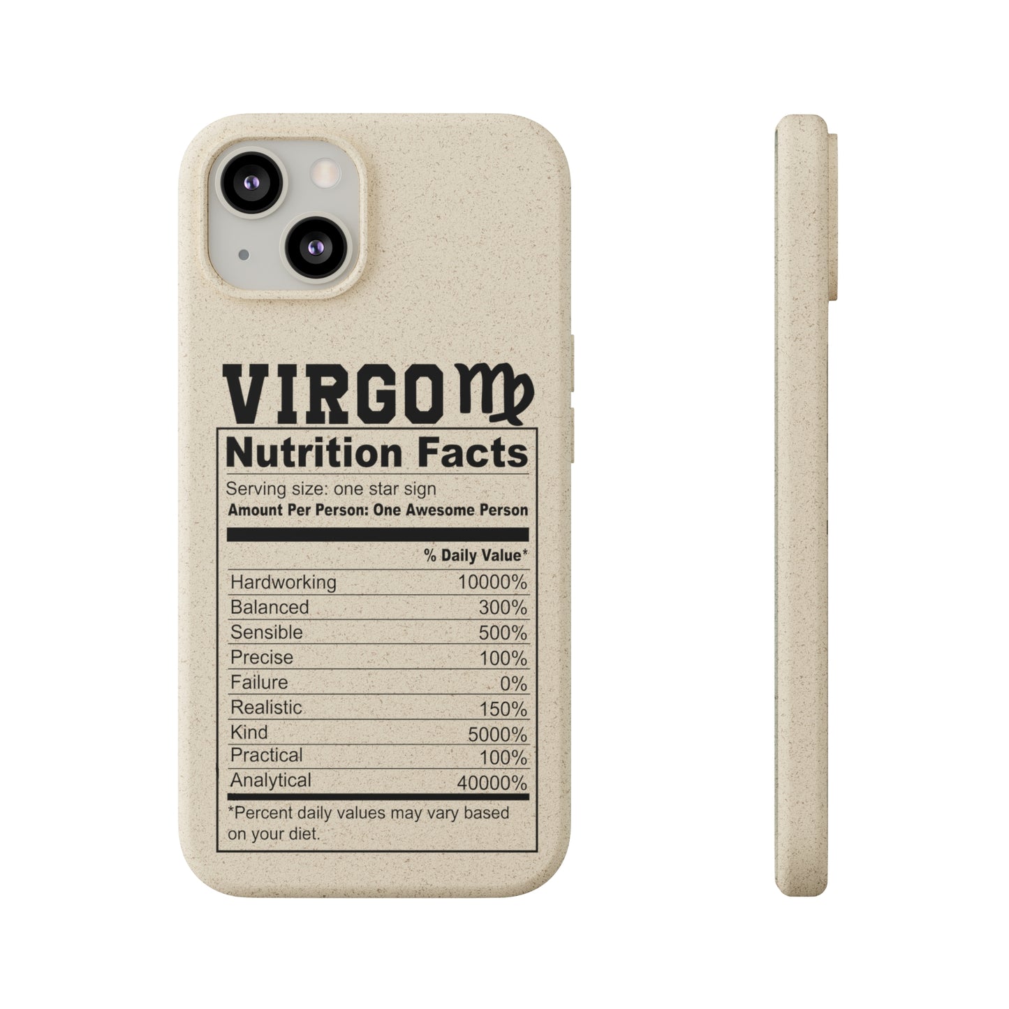 Virgo Ingredients Biodegradable Phone Case